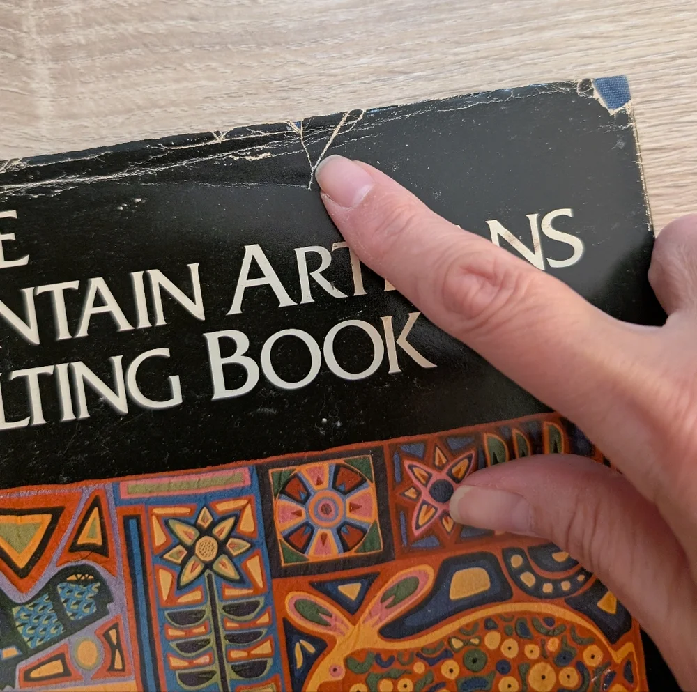 “The Mountain Artisans Quilting Book,” Hardcover with Dust Jacket, by A.A. Lewis